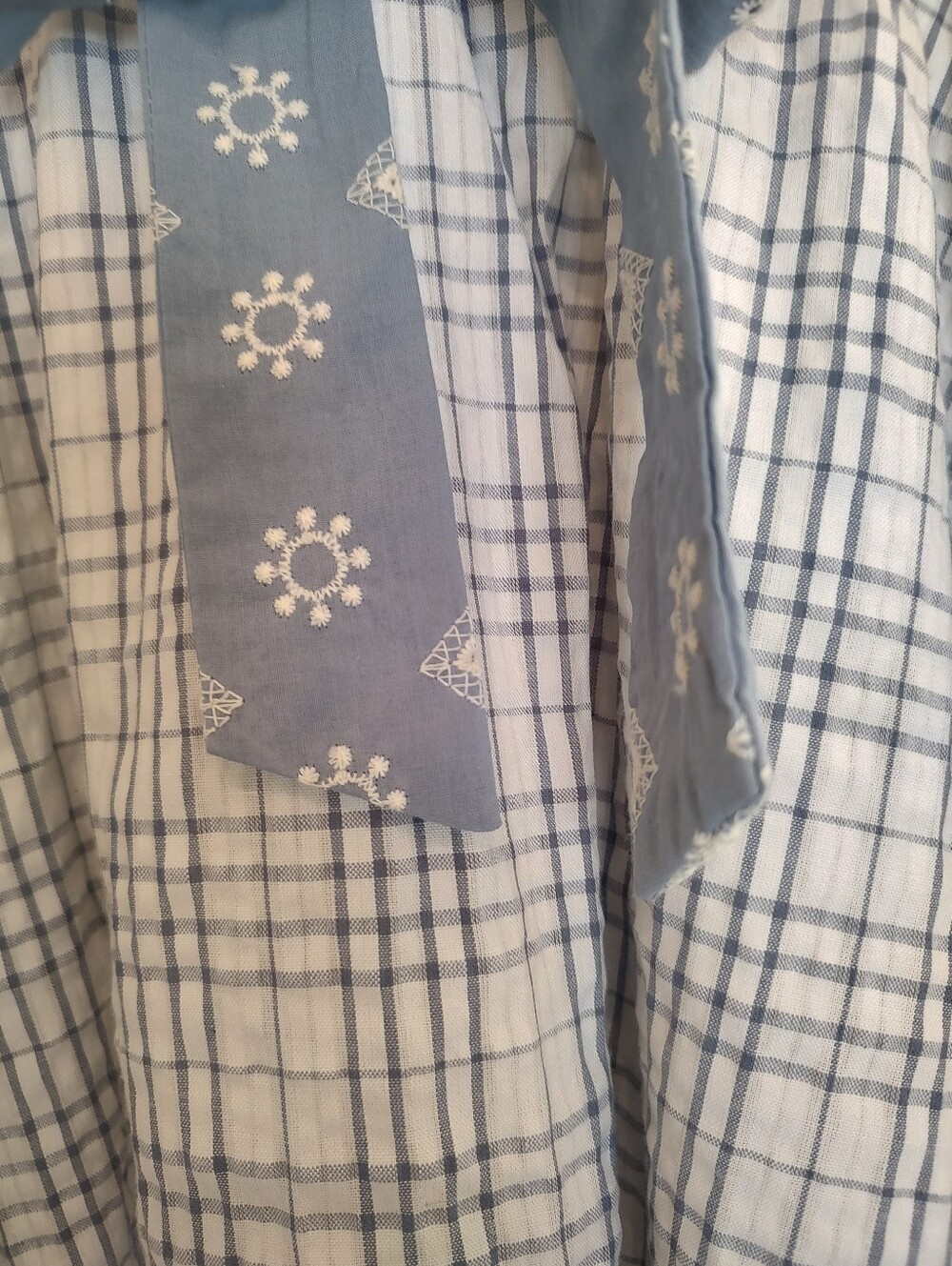 Fantastic Fawn Blue Plaid Cotton Skort - Picture 4 of 6